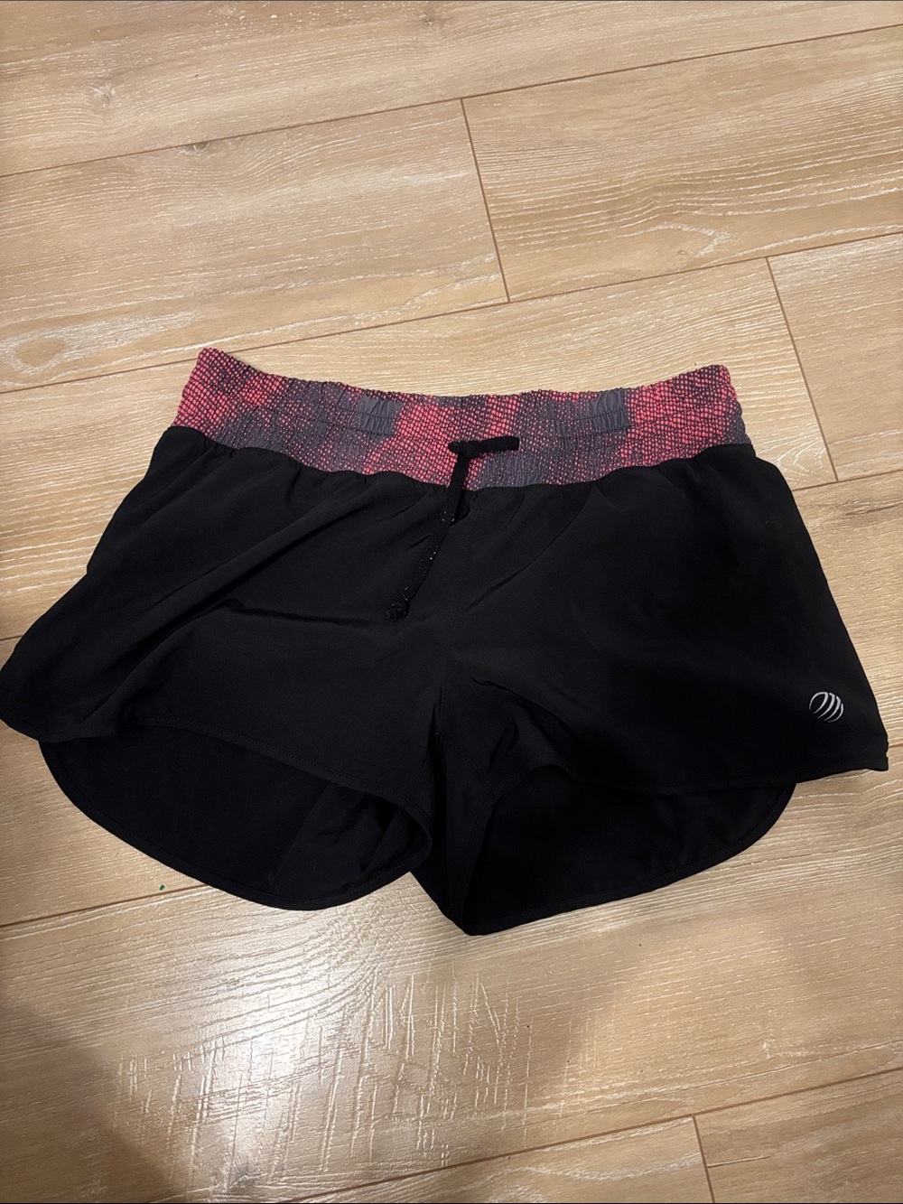 MPG Black Athletic Shorts with Pink Details Size Small